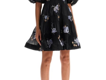 Zimmermann Pleated Organza Mini Dress Fashion