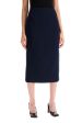 Alessandra Rich Virgin Wool Midi Skirt Online Sale