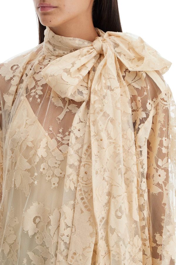 Zimmermann Of Lace Blouse With Floral Pattern Hot on Sale