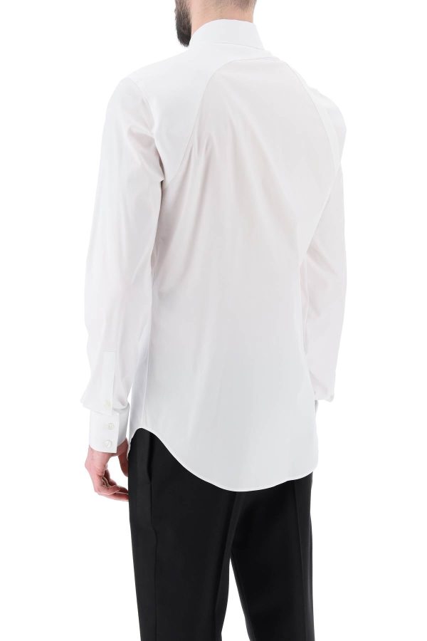 Alexander Mcqueen Stretch Cotton Harness Shirt For Discount