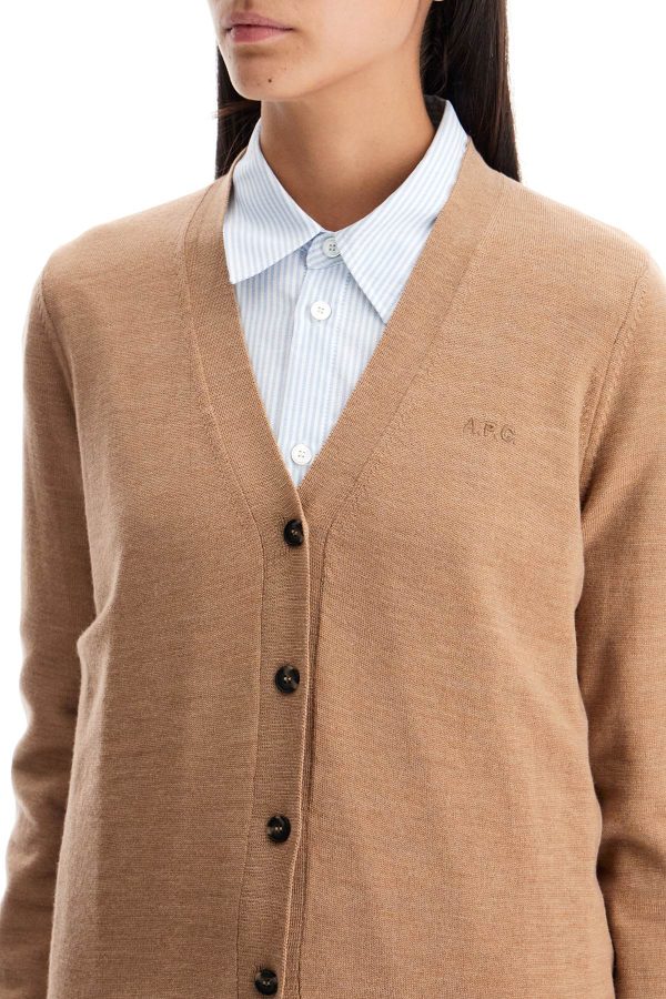 A.P.C. Salome Wool Cardigan For on Sale