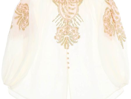 Zimmermann Ramie Blouse Made Discount