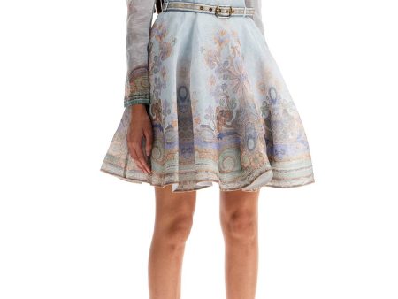 Zimmermann Eden Mini Dress With Belt Cheap