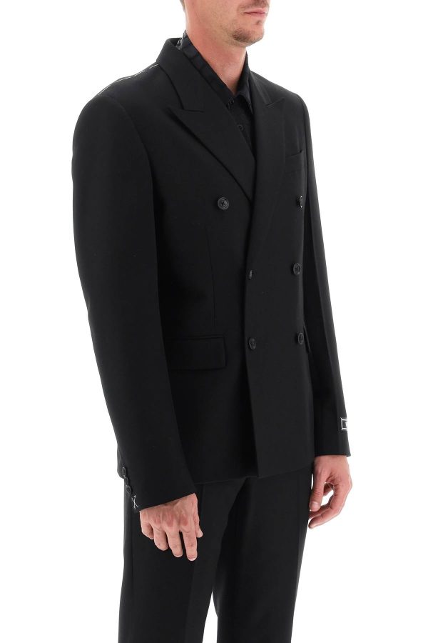 Versace Tailoring Jacket In Wool on Sale