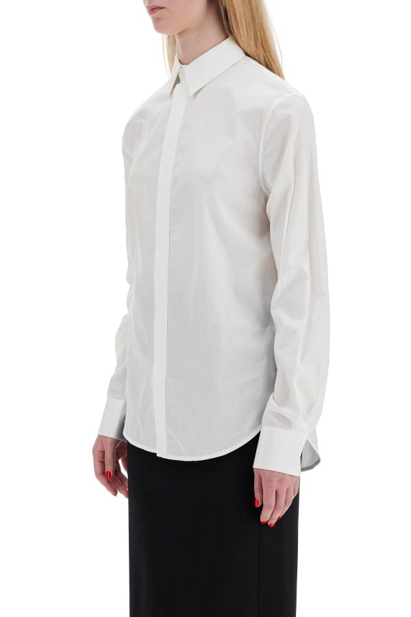 Wardrobe.Nyc Flared Cotton Shirt For Women Online Hot Sale