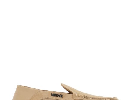 Versace Suede Moccasin-Style Es Online Sale