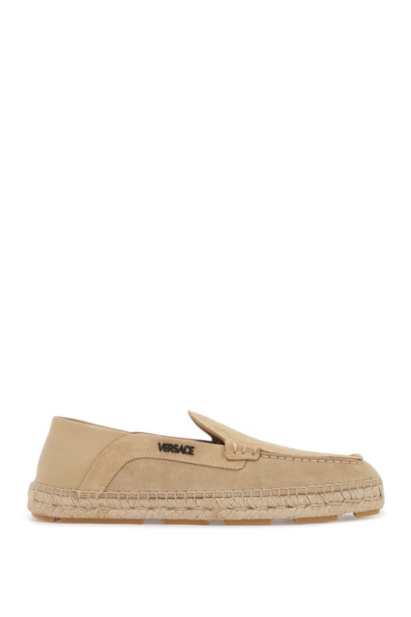 Versace Suede Moccasin-Style Es Online Sale