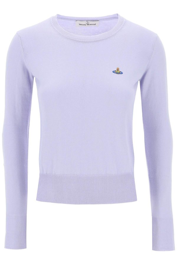 VIVIENNE WESTWOOD Pullover Con Logo Ricamato Cheap