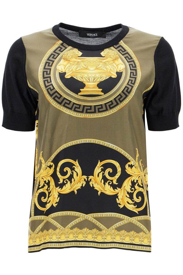 Versace Knitted T-Shirt The Cup Of The For Discount