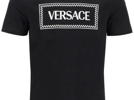 Versace Embroidered Logo T-Shirt Discount