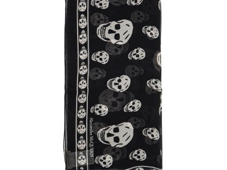 Alexander Mcqueen Silk Skull Scarf Online Sale