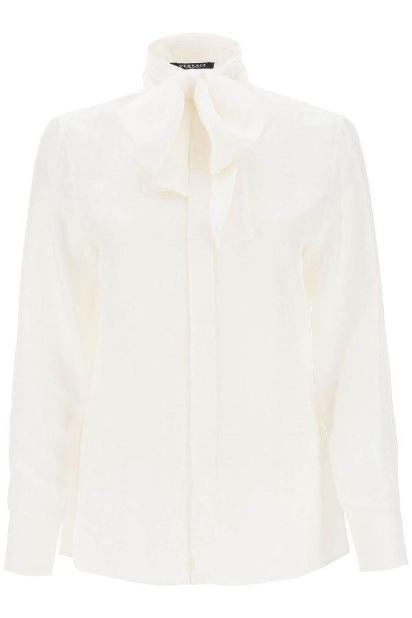 Versace Versace Allover LavalliÃ¨re Shirt Online