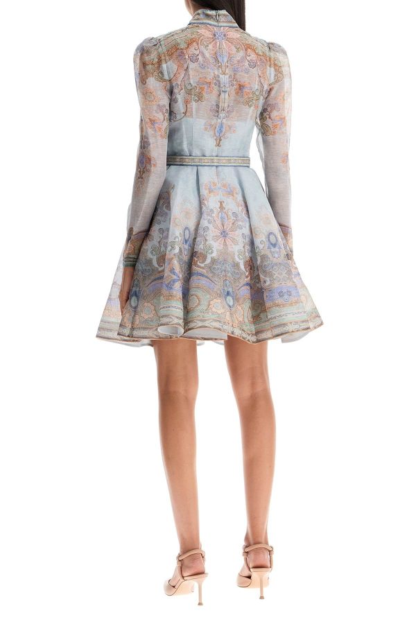 Zimmermann Eden Mini Dress With Belt Cheap