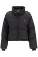 Ami Alexandre Matiussi Down Jacket With Logo Patch Cheap