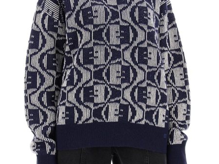 Acne Studios Crewneck Jacquard Face For Cheap