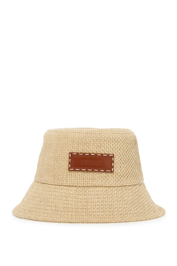 Versace Raffia Bucket Hat For For Discount