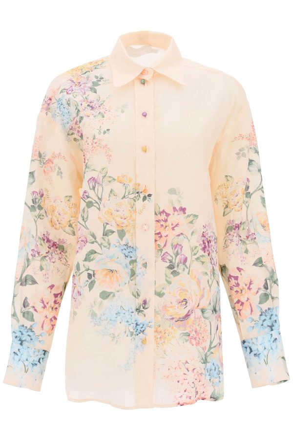 Zimmermann Floral Halliday Shirt Discount