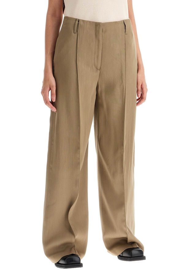 Acne Studios Tailored Wool Blend Trousers Discount