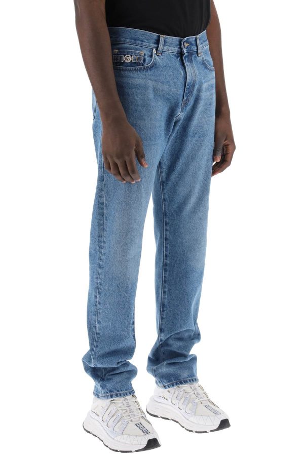 Versace Medusa Biggie Regular Fit Jeans Discount