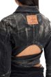 Y Project Denim Jacket With Criss-Cross Belt Discount