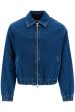 Ami Alexandre Matiussi Denim Bomber Jacket For Online Sale