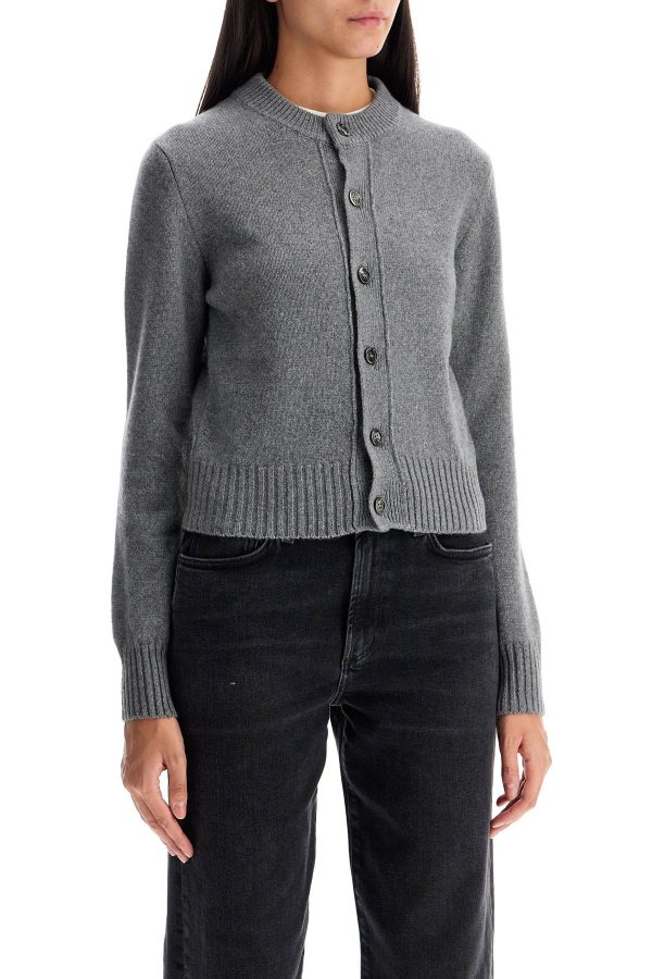 Ami Alexandre Matiussi Cashmere Crewneck Cardigan Cheap