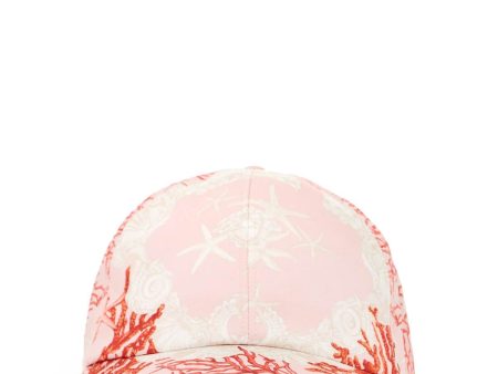 Versace Baroque Sea Baseball Cap Online Hot Sale