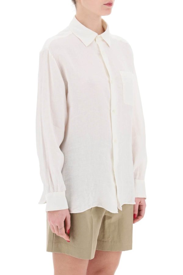 A.P.C. Linen Sela Shirt For Sale