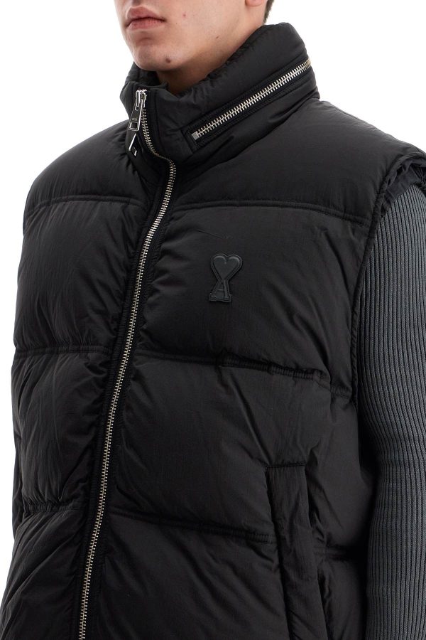 Ami Alexandre Matiussi Sleeveless Down Jacket With Online Sale