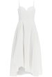 Alexander Mcqueen Midi Dress With Sweetheart Neckline Online Sale