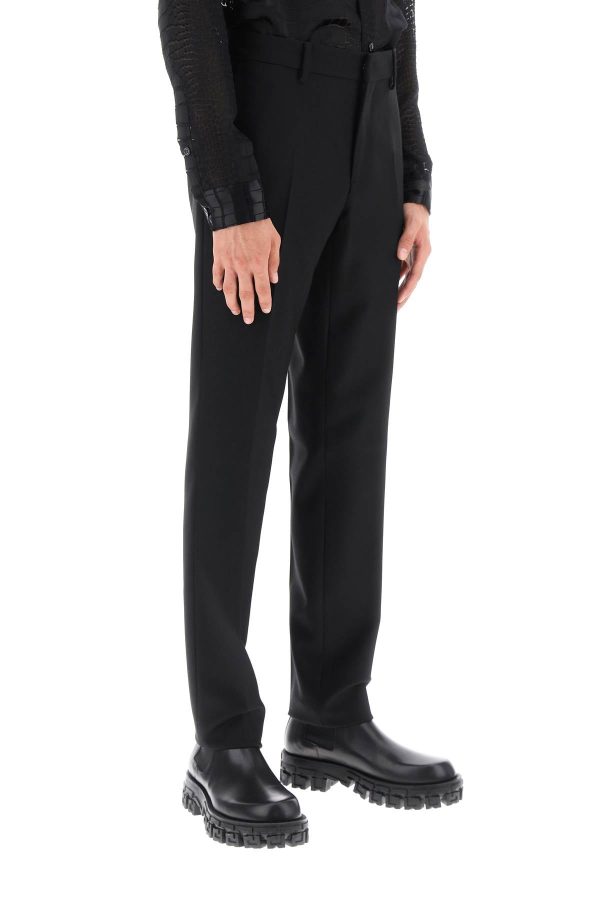 Versace Tailoring Cigarette Pants For Discount