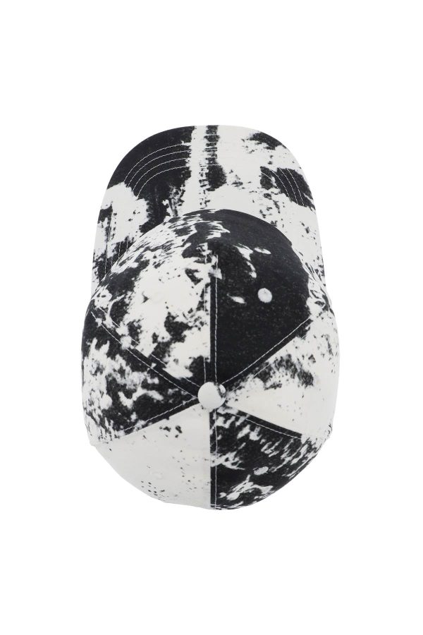 Alexander Mcqueen Printed Baseball Cap With Logo Embroidery Online