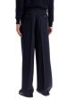 Ami Alexandre Matiussi Large Fit Wool Gabardine Trousers Discount