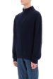 A.P.C. Sweater With Partial Zipper Placket For Cheap