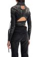 Y Project Denim Jacket With Criss-Cross Belt Discount