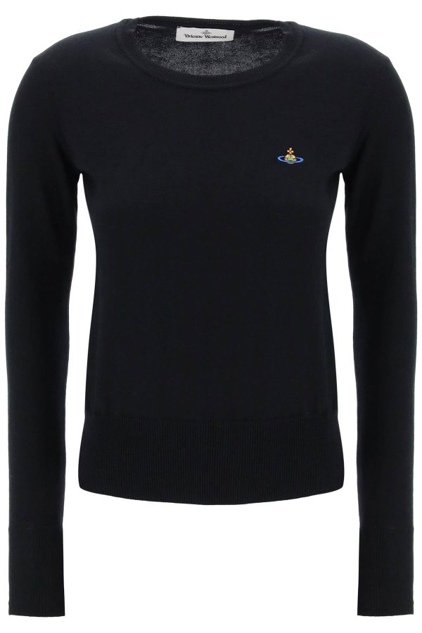 Vivienne Westwood Embroidered Logo Pullover Online Hot Sale