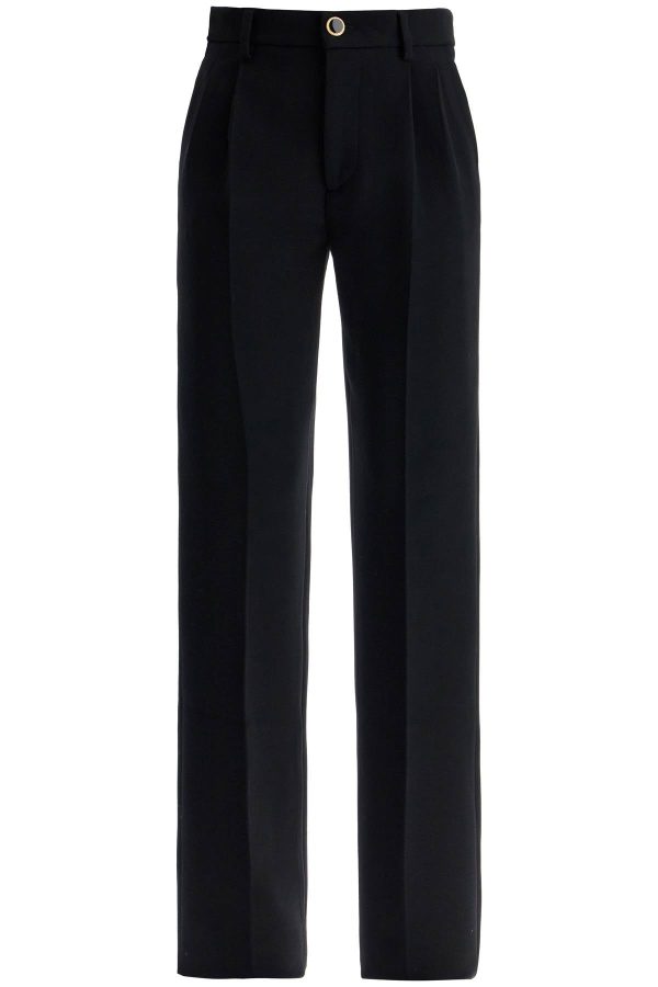 Alessandra Rich Woolen Cigarette Pants For Women Cheap