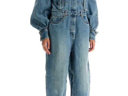 Zimmermann Denim Illustration Overall Jumpsuit Online Hot Sale