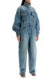 Zimmermann Denim Illustration Overall Jumpsuit Online Hot Sale