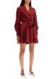 Zimmermann Silk Wrap Mini Dress With Nine Words Online Hot Sale