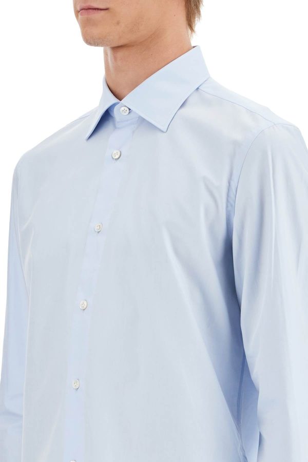 Vincenzo Di Ruggiero Slim Fit Twill Shirt For Men For Sale