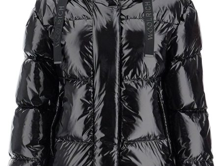 Woolrich Shiny Nylon Down Jacket For Cheap