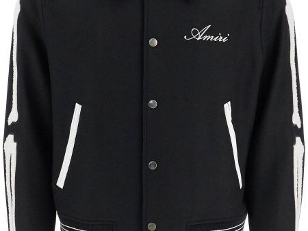 Amiri Bones Varsity Jacket For Discount