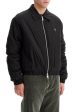 Ami Alexandre Matiussi Crumpled Canvas Bomber Jacket Fashion