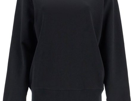 Acne Studios Organic Cotton Crewneck Sweatshirt Discount