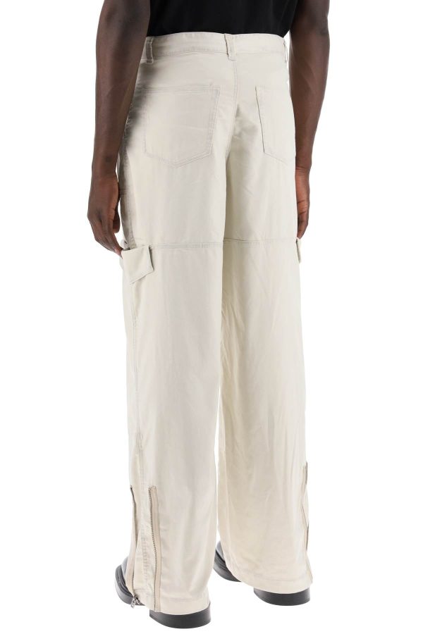 Acne Studios Microfiber Cargo Pants In Seven Hot on Sale