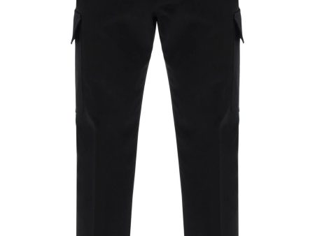 Versace Cotton Gabardine Cargo Pants In on Sale