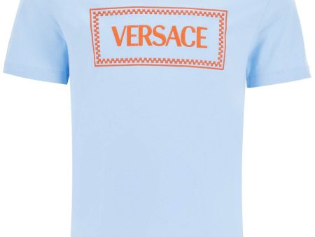 Versace Embroidered Logo T-Shirt Discount