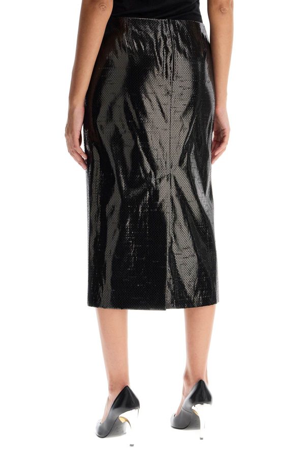 Alexander Mcqueen Silk Tarpaulin Skirt Fashion