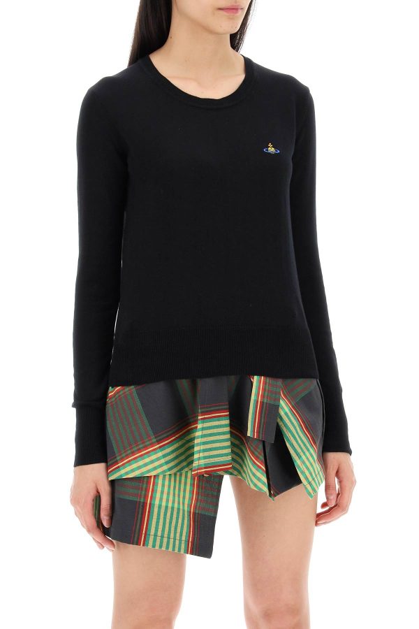 Vivienne Westwood Embroidered Logo Pullover Online Hot Sale